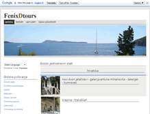 Tablet Screenshot of fenixdtours.hr